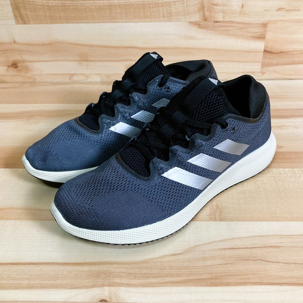 Adidas Edge Flex Dark Gray Grey White Running Shoes - Men's Size 10